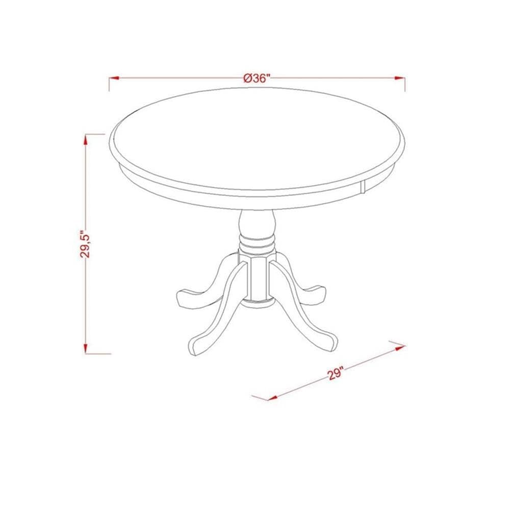 Round Pedestal Dining Table
