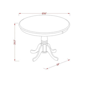 Round Pedestal Dining Table