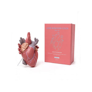 Transparent Heart-Shaped Porcelain Vase