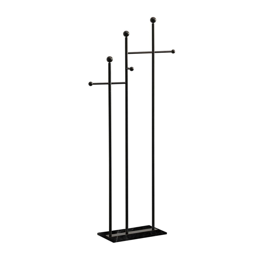 Freestanding Coat Rack with Marble Base