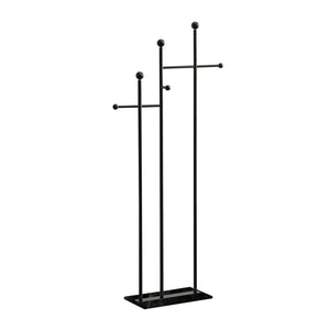 Freestanding Coat Rack with Marble Base