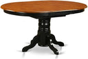 Oval Pedestal Dining Table with Butterfly Leaf