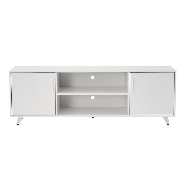 63" TV Stand with Doors and Shelves