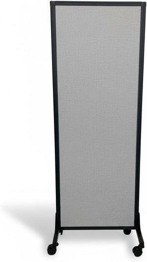 5-Panel Folding Room Divider with Locking Wheels