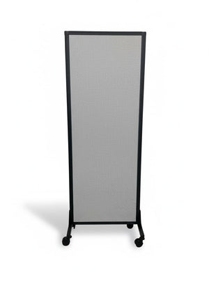 5-Panel Folding Room Divider with Locking Wheels