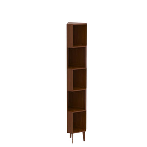 5-Tier Corner Bamboo Bookshelf