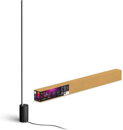 Smart Gradient Floor Lamp with Color Ambiance – Black & White
