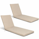 Outdoor Chaise Lounge Cushion Set of 2