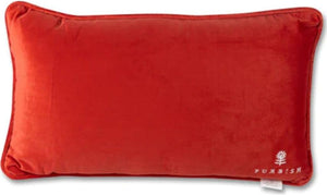 Needlepoint Throw Pillow – Wool Embroidered Accent Pillow 9" x 15"