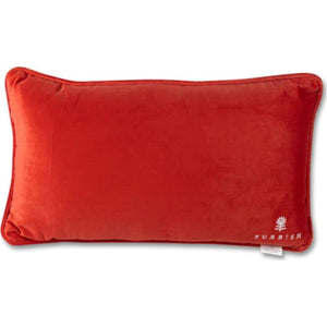 Needlepoint Throw Pillow – Wool Embroidered Accent Pillow 9" x 15"