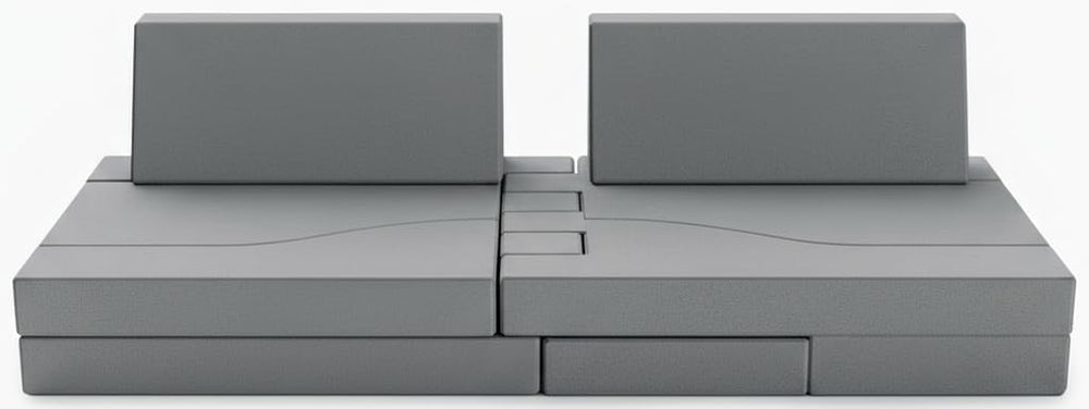Modular Kids Play Couch – 68" Convertible Foam Sofa