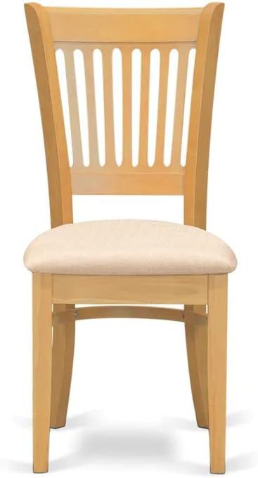 7-Piece Oval Dining Table Set with Butterfly Leaf & 6 Upholstered Chairs