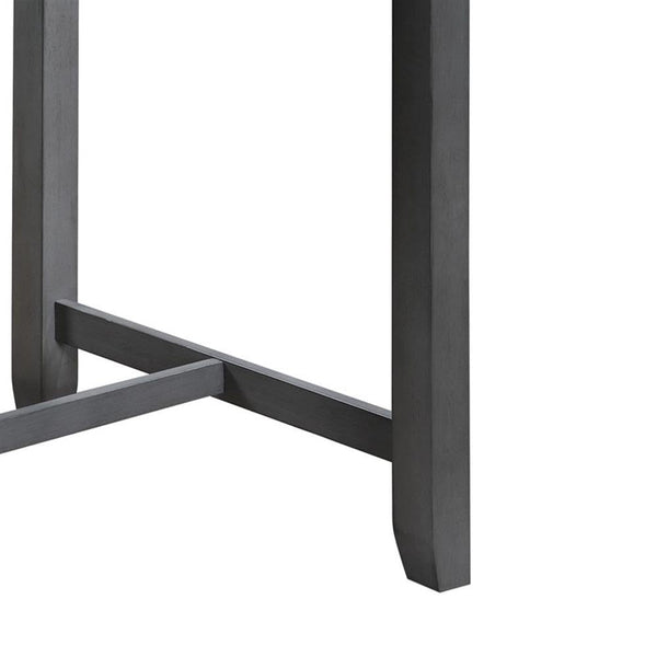 3-Piece Counter Height Dining Set with USB Charging & Storage Shelves