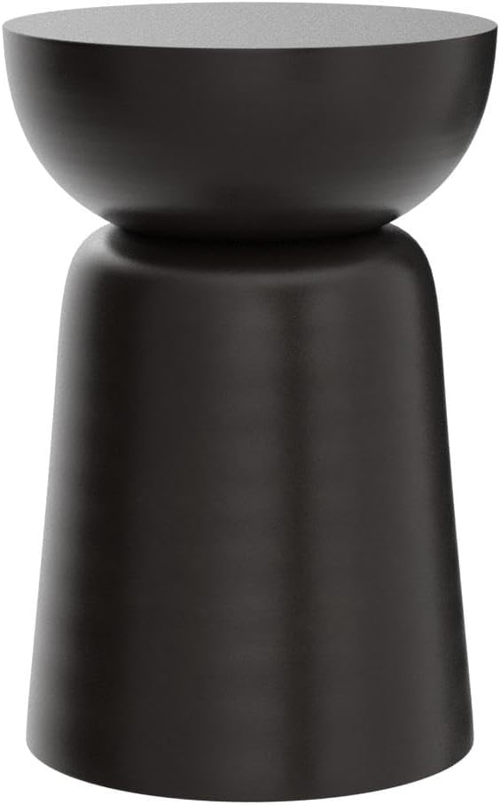 Metal Decorative Garden Stool & Outdoor Accent Side Table