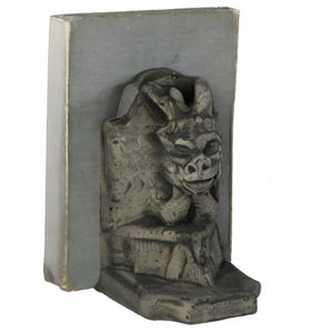 Concrete Gargoyle Bookends – Gothic Decorative Book Holders