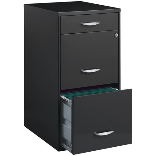 3-Drawer Vertical Metal Filing Cabinet with Lock – Letter Size