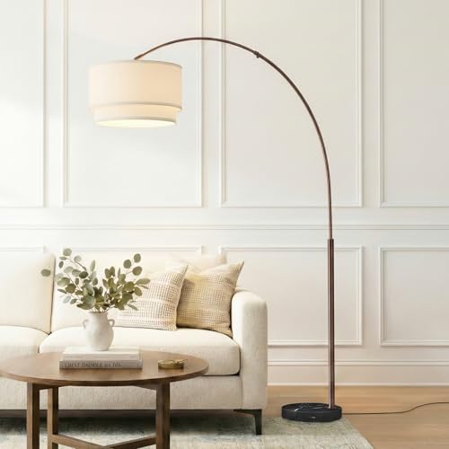 Arc Floor Lamp with Marble Base