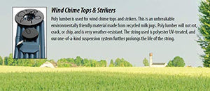 36" Morning Glory Wind Chime - Purple