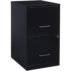 2-Drawer Vertical Metal Filing Cabinet – Lockable, Pre-Assembled, Letter Size