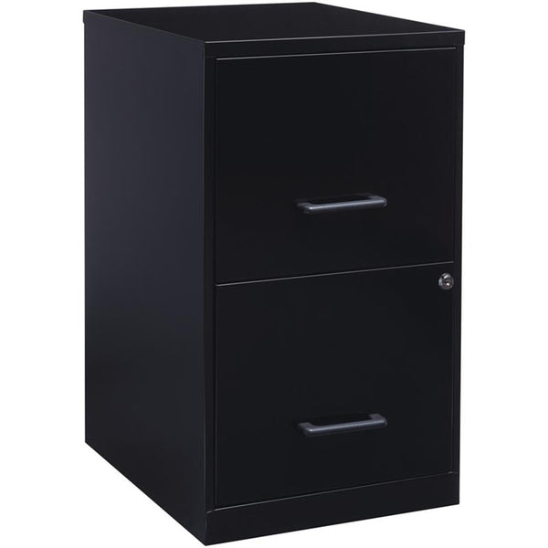 2-Drawer Vertical Metal Filing Cabinet – Lockable, Pre-Assembled, Letter Size