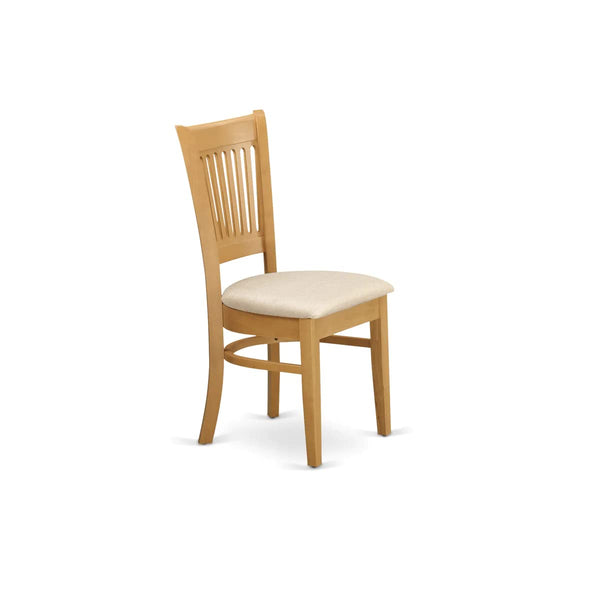 Dining Chairs with Linen Seat, Set of 2