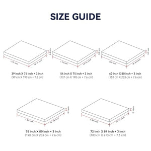 3-Inch Goose Feather Mattress Topper with Cotton Cover