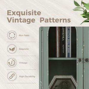 6-Tier Corner Bookshelf with Baffles