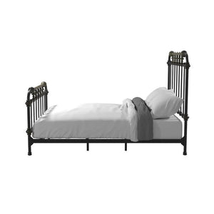 Metal Spindle Bed Frame with Headboard and Footboard