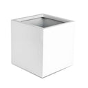 White Square Fiberstone Planter Pot 24 Inch