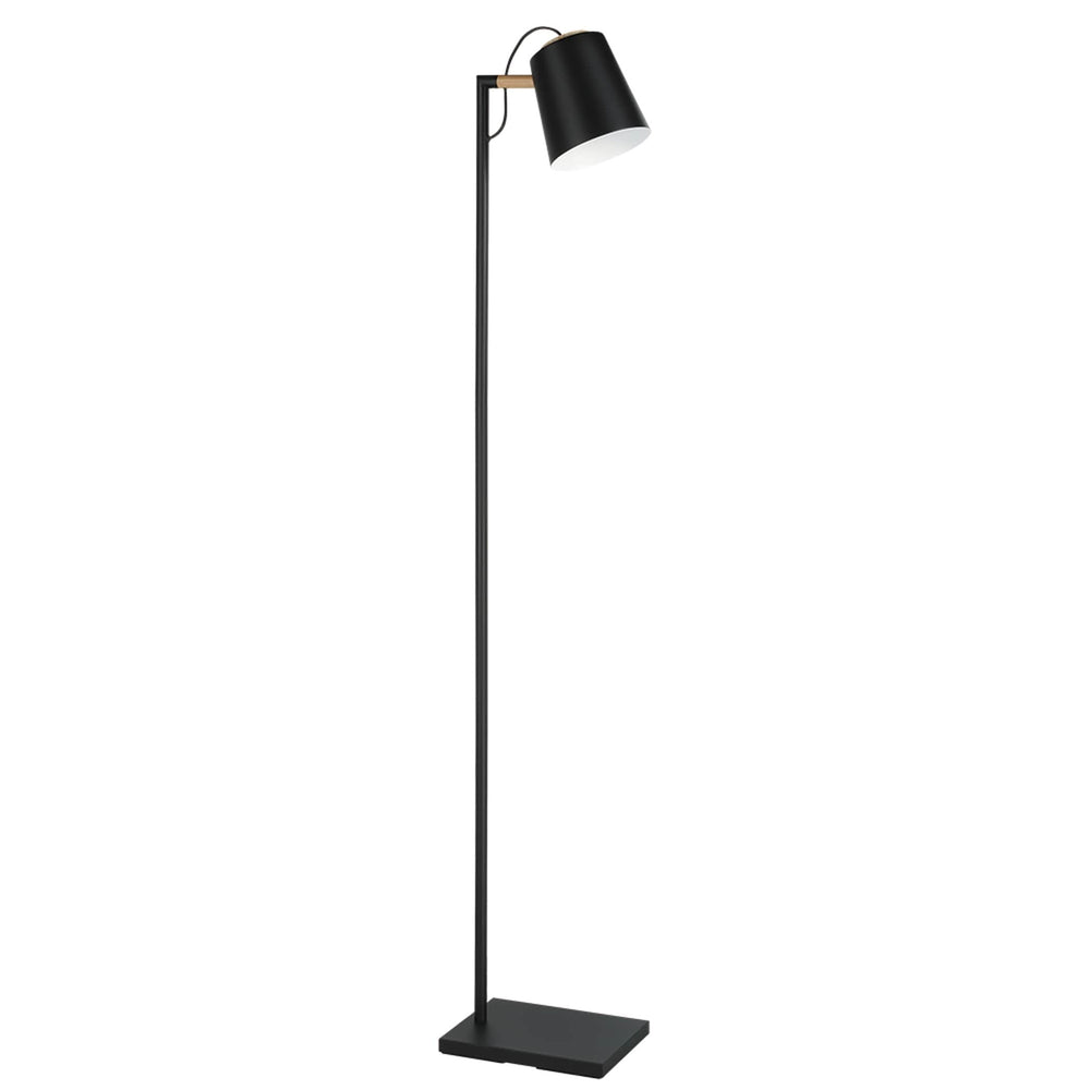 Transitional Floor Lamp - Structured Black