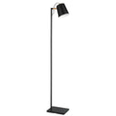 Transitional Floor Lamp - Structured Black