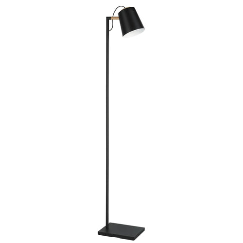 Transitional Floor Lamp - Structured Black