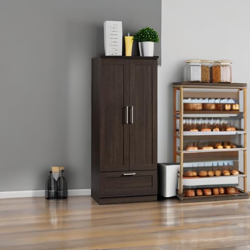 Wardrobe & Storage Cabinet with Drawer