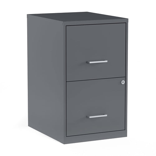 2-Drawer Vertical File Cabinet – Graphite