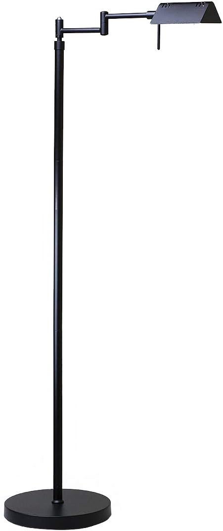 Dimmable LED Pharmacy Floor Lamp with Swing Arms