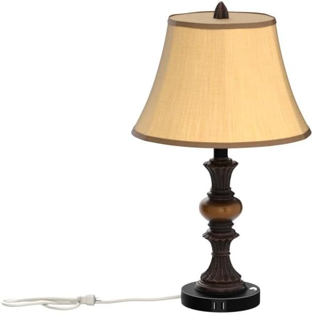 Touch Control Dimmable Table Lamp Set of 2 with USB Ports