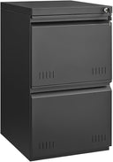 Metal Lateral File Cabinet with Lock – 2-Drawer Home Office Filing Cabinet
