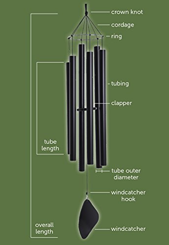 Soprano Pentatonic Wind Chime – 30" Aluminum Outdoor Chime