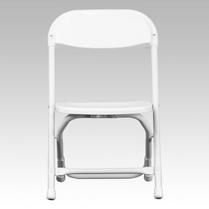 Kids Folding Plastic Chair with Steel Frame – Set of 4