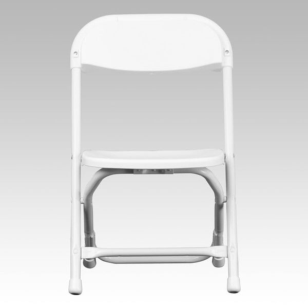 Kids Folding Plastic Chair with Steel Frame – Set of 4