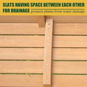 Large Elevated Cedar Raised Garden Bed with Legs & Liner