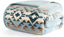 Geometric Polyester Throw Blanket 50" x 70" | Lightweight Cozy Sofa & Bed Throw