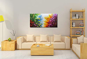 Abstract Tree Canvas Wall Art – Hand-Painted Oil Painting
