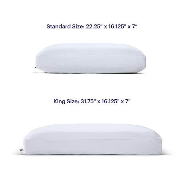 Adjustable Height Cooling Pillow with GelFlex Grid & Foam Layers