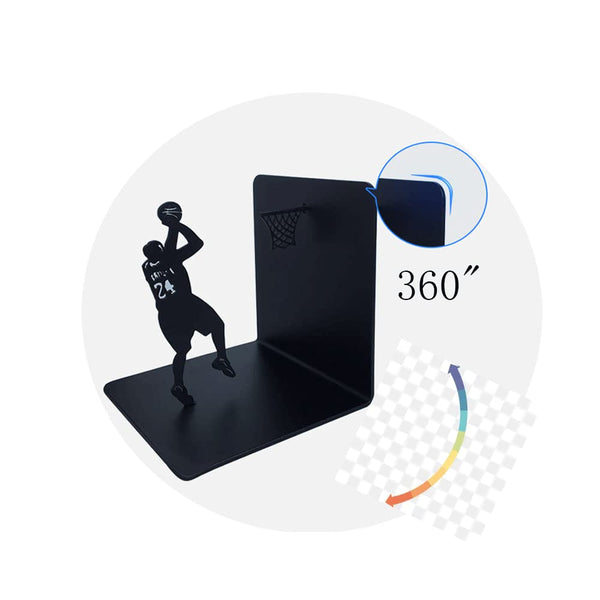 Metal Basketball Bookends