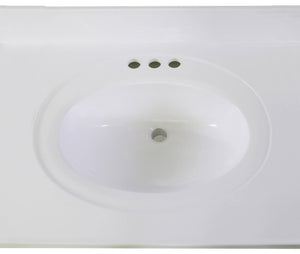 49-Inch Bathroom Vanity with Cultured Marble Top