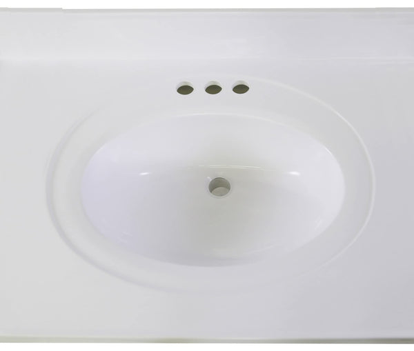 49-Inch Bathroom Vanity with Cultured Marble Top