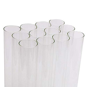 57-Inch Tall Gold Candelabra Candle Holder with Glass Shades