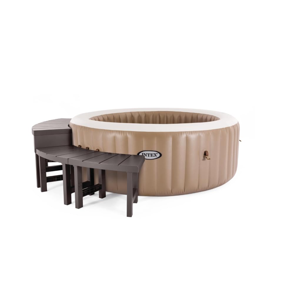 Hot Tub Bench Set – 4-Piece Curved Spa Seating (2 Medium + 2 Tall)