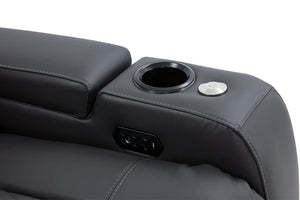 Power Recliner with Lumbar Support & Headrest
